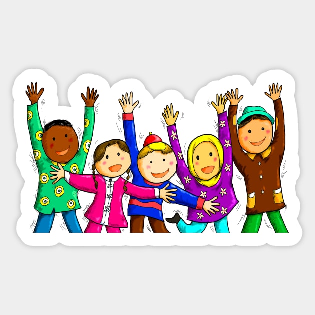 Happy International Children's Day Sticker by Nalidsa